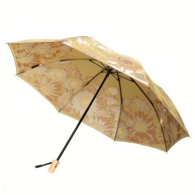 ふるさと納税 富士河口湖町 槙田商店【晴雨兼用折りたたみ傘】”絵おり” 向日葵 |  | 03