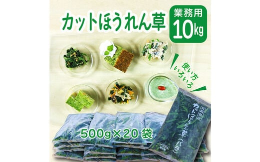 
										
										宮崎県産ほうれん草 大容量10kg 業務用 TF0590-P00019
									