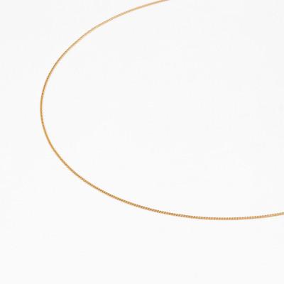 ふるさと納税 大津市 【K10イエローゴールド 喜平チェーンネックレス】40cm 肌になじむ 華奢ゴールドアクセサリー |  | 01