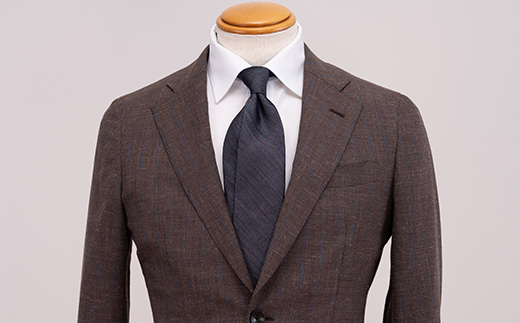 岡山産シルクデニムネクタイ【1670140】