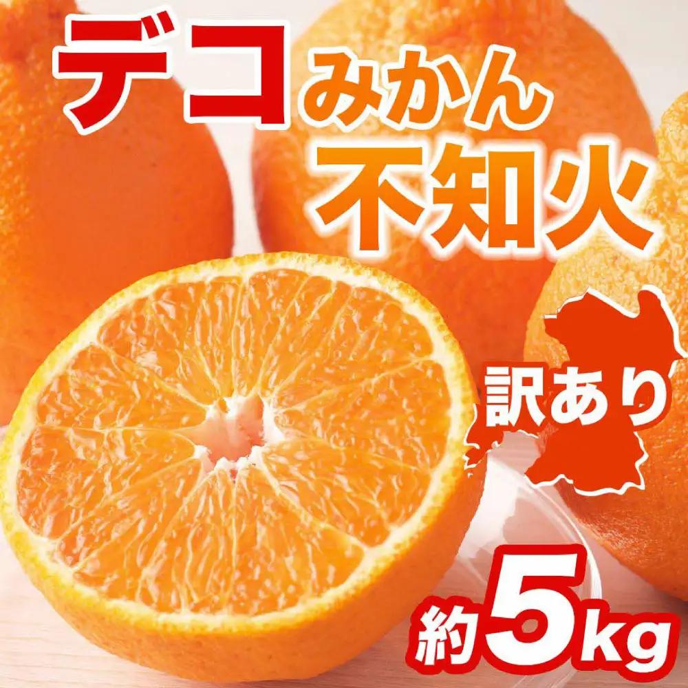 【先行予約】 【訳あり】 不知火 デコみかん 約5kg しらぬい みかん 【2027年1月中旬より順次発送】