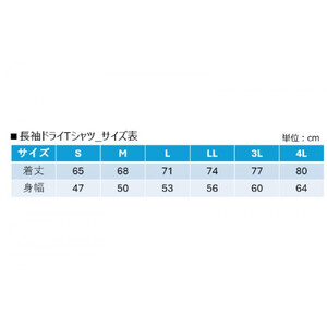 信州ブレイブウォリアーズ　長袖ドライTシャツ（ホワイト）3Lサイズ