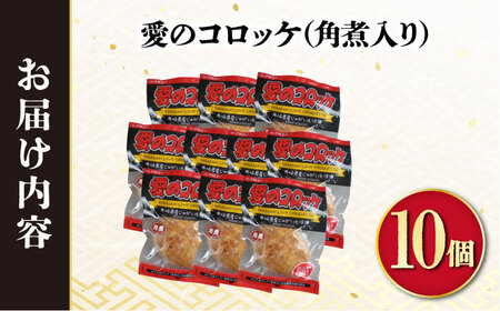 愛のコロッケ（角煮）10個入り / コロッケ 惣菜 時短 おかず / 大村市 / 株式会社ナガスイ[ACYQ028]