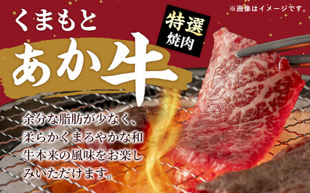【定期便6ヶ月】【特選焼肉用500g】くまもとあか牛〈GI認証〉- お肉 牛肉 和牛 焼肉 国産 九州産 熊本県産