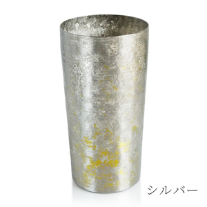 チタン二重タンブラー 鈦虹 プレミアム (シルバー) 350ml