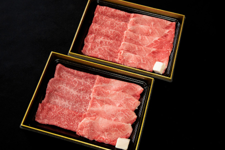 【年末大感謝祭！】 宮崎牛おためしすき焼き用　500ｇ×2Ｐ（国産 牛肉 宮崎牛 お肉 モモ ウデ すき焼き スライス 焼肉 特別提供）