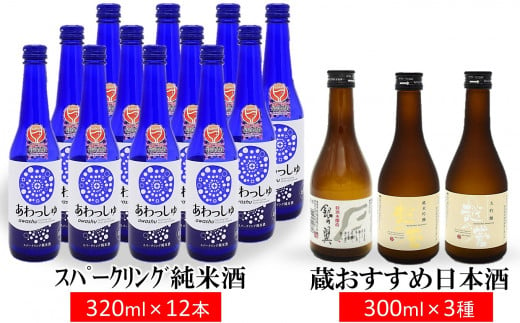 越の誉 お勧め酒と発泡酒セット 新潟 日本酒 飲み比べ[Y0026]