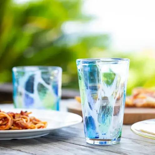 【RYUKYU GLASS WORKS 海風】海想ビアグラス
