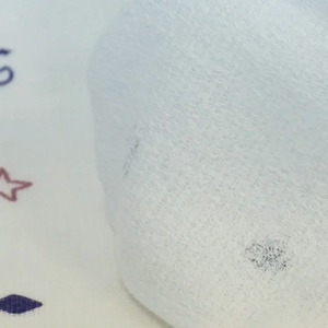 松藤テリー　MatsuFujiガーゼ　リボーン・ザ・プリント（星）バスタオル4枚（009_5196）