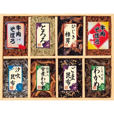 ふるさと納税 松原市 【ギフト包装対応】味匠　釜炊佃煮8品詰合せ(M-30) |  | 01