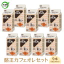 【ふるさと納税】 酪王カフェオレ 9本 セット （300ml×9本）【01131】 酪王 カフェオレ コーヒー 珈琲 牛乳 コーヒー牛乳 ミルク 生乳 乳飲料 カフェ 福島 10000円以下 送料無料 ご当地 カフェ・オ・レ カフェオーレ