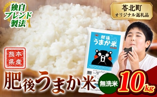 米  熊本県産 肥後うまか米 10kg(5kg×2袋) 無洗米 《7-14日以内に出荷予定(土日祝を除く)》精米 こめ  コメ お米 おこめ ブレンド米熊本県産  コメ お米 おこめ