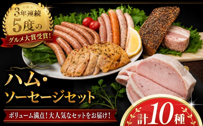 
                  ハム ソーセージ セット 【3年連続5度のグルメ大賞受賞】 はむ そーせーじ Ham Sausage 豚 豚肉 ぶた ぶた肉 お肉 肉 おにく セット 詰合せ つめあわせ 詰め合わせ BBQ キャンプ camp 焼き肉 焼肉 晩酌 おかず 弁当 国産 千葉県 香取市 KSF002
                
