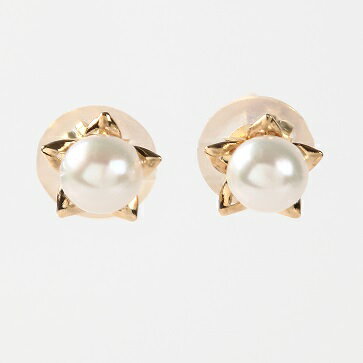 【ふるさと納税】710　K18YGあこや本真珠ピアス　星3mmUP　　K18 イエローゴールド あこや真珠 ピアス 伊勢志摩 アクセサリー ジュエリー フォーマル カジュアル ギフト 伊勢市 18金 プチ 星