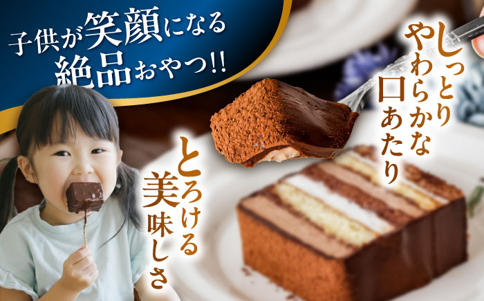 【最速発送】<ニッポン全国おやつランキンググランプリ受賞>長崎石畳ショコラハーフサイズ3個 / 石畳ショコラ チョコ ケーキ スイーツ ギフト 贈答 / 諫早市 / ネオクラシッククローバー [AHB