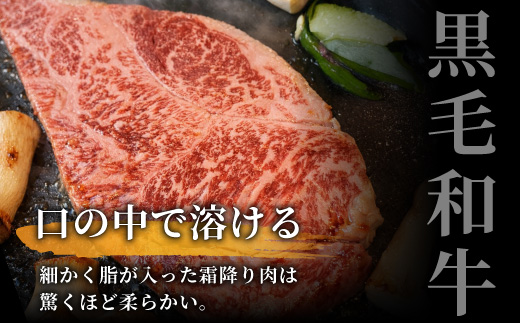 国産黒毛和牛 信州高原和牛　ロースステーキ用(サーロイン・リブロース)　2枚　400g