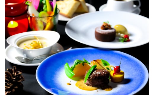 寄附額改定↓《じゃらんアワード夕食高評価！》ペアご利用券☆季節のランチコース&本格フィンランドサウナ