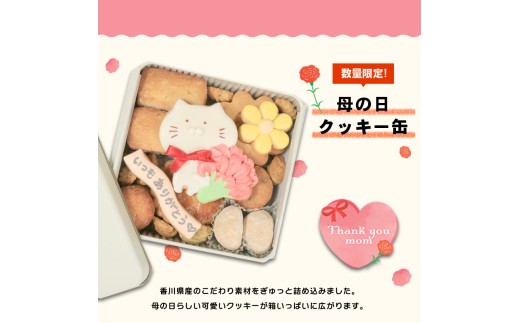 クッキー缶 小さな宝箱 母の日 お母さん ママ アイシングクッキー 数量限定 クッキー ギフト 缶 アイシング お返し プチギフト かわいい おしゃれ 洋菓子 焼き菓子 詰め合わせ ギフト缶 お菓子 