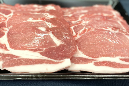 豚肉 豚肉ロース 1kg (100g×10枚) ロースとんかつ用 三元豚 米豚 国産 豚ロース