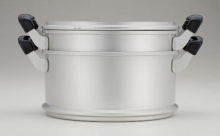 蒸し器 ガス火用 ゆうげ紀行蒸し器セット 22cm 両手鍋 セット 蓋 蓋付き せいろ 蒸し料理 アルミ製 北陸アルミ 北陸アルミニウム 日本製 調理器具 キッチン用品 日用品 富山県