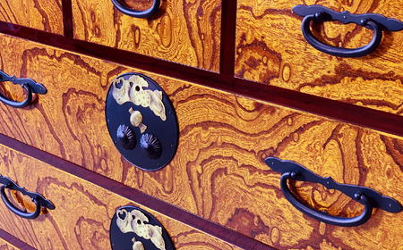  30伝統箪笥 三の三 〈創業明治2年、田中家具謹製〉二本松伝統家具 【田中家具】