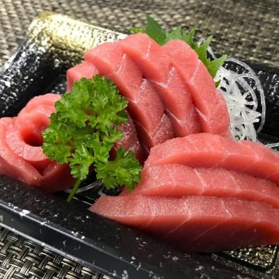 ふるさと納税 長門市 油谷産養殖本マグロ　赤身柵　1kg(1356) |  | 02