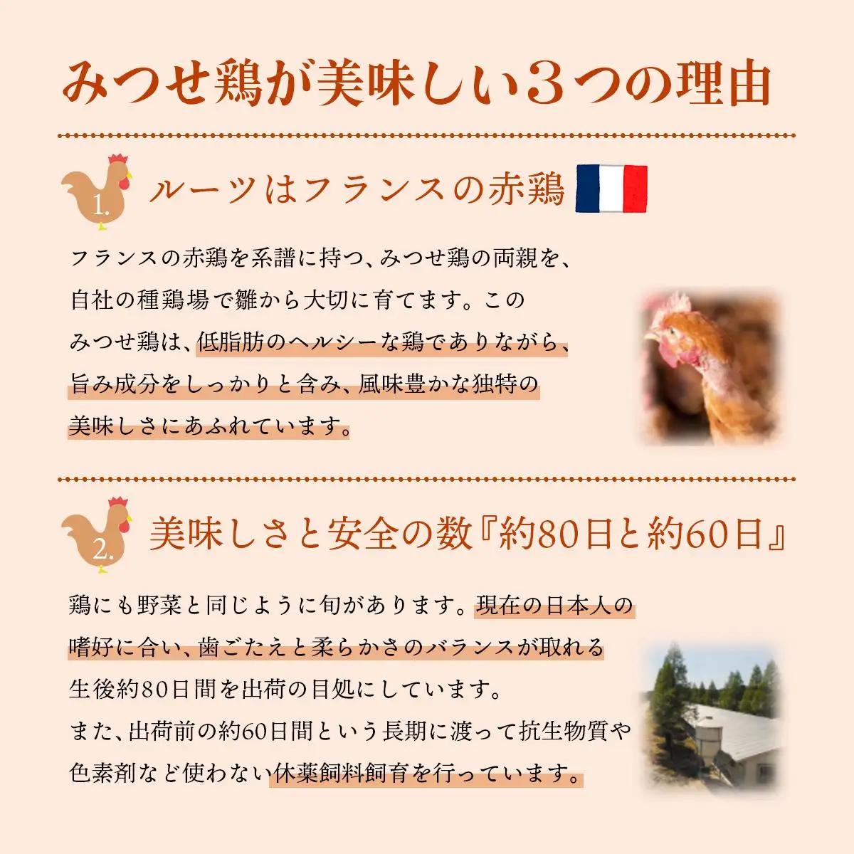 1800g みつせ鶏｢正肉むね｣ B-965