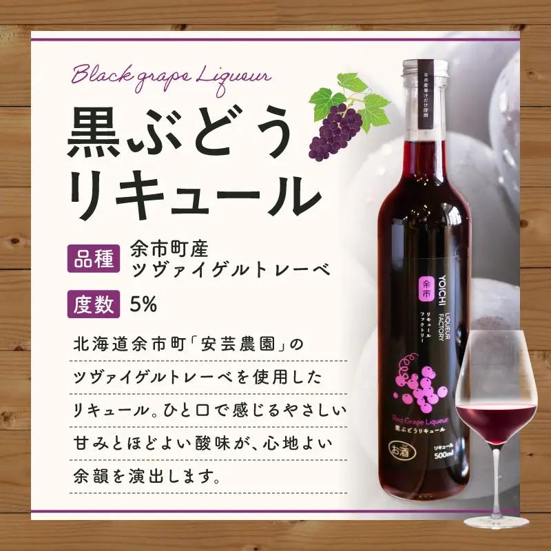 黒ぶどうリキュール（ツヴァイゲルトレーベ） 500ml ワイン苦手でも飲める アルコール5% 甘口 渋みなし 果実感たっぷり_Y118-0003