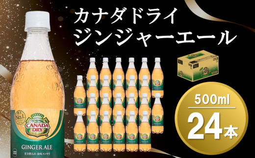 
カナダドライジンジャーエール 500mlPET×24本(1ケース)【コカコーラ ジンジャエール カナダドライ 炭酸 飲料 ペットボトル 水分補給 500ml 24本 1ケース 常備 保存 買い置き】 Z3-C047007
