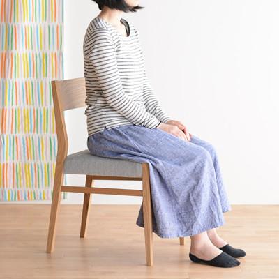 ふるさと納税 大川市 ダイニングチェア　DC01 ウレタン アネルカグレー オーク |  | 03