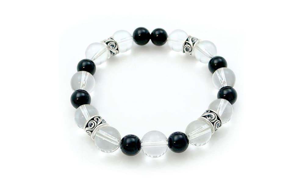 パワーストーン×シルバーブレス Mサイズ 天然石 DJ-016　　