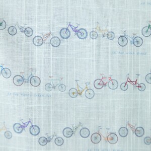 CLOFT 綿100％長袖オリジナルプリントシャツ”自転車柄” M 0139-016-S07-1