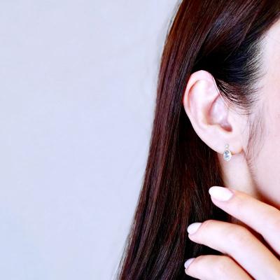 ふるさと納税 甲府市 【ジュエリー】K10 イエローゴールド ブルートパーズ ピアス 保証書付 SE-2861 |  | 03