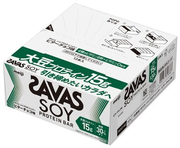 ザバス ソイプロテインバー ビターチョコ味 60個  プロテインバー