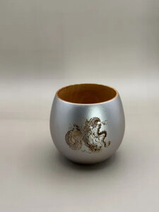 コーヒーカップ 銀龍（桐箱入り）