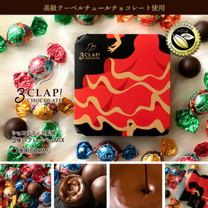 【10月～4月配送限定】スリークラップチョコレート 3CLAP! CHOCOLATE Lightセット8個入_MH140-0080-8