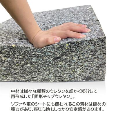 ふるさと納税 蒲郡市 極厚 ウレタンクッション 合皮レザー 座布団_カフェオレベージュ【G0472】 |  | 03