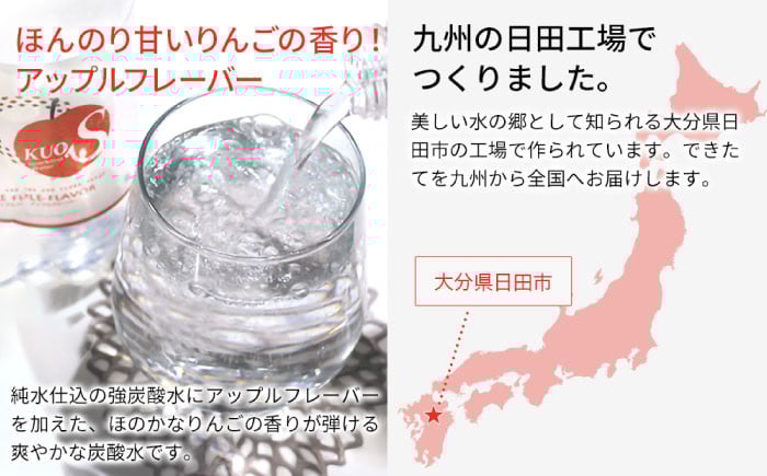 炭酸水 たんさんすい 炭酸 たんさん 水 飲料水 みず 定期便 単品 アップル 