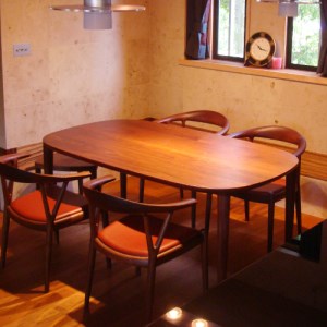 No.631 【家具蔵】テーブル グレース 1650 ウォールナット材