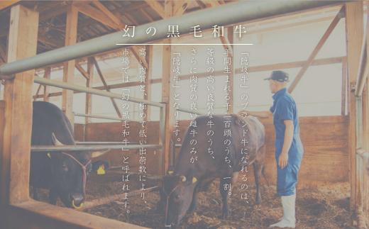 【幻の黒毛和牛】隠岐牛 上切り落とし400g 出荷の9割がA4A5ランクの希少和牛_イメージ5