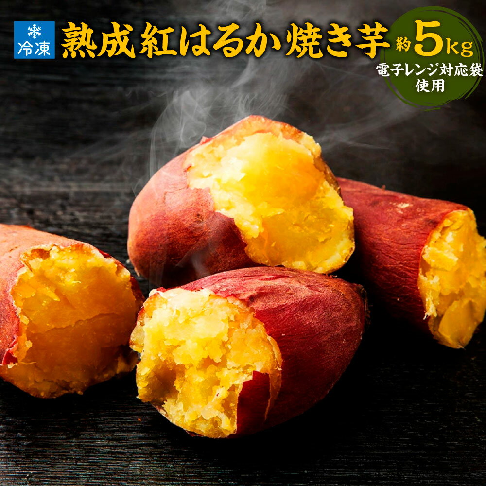 【ふるさと納税】 熟成紅はるか冷凍焼き芋 約5kg 冷凍 焼き芋スムージー 濃密な甘さ 熟成サツマイモ 遠赤外線焼き上げ 焼き芋ラテ 急速冷凍 長期保存 レンジで簡単 アレンジ自由 ご褒美スイーツ 茨城県 潮来市 送料無料