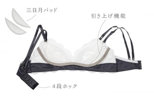 【サイズML.ショーツフルバック】【うっとりするほど綺麗な私に】FINAL FORM ブラジャー＆ショーツセット White  yvesju イヴジュ イヴジュビリー ブラジャー ノンワイヤー ナイト