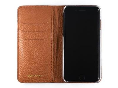 maf pinto アイフォーンケース 本革 日本製 (iPhone SE 第2世代 ／ 8 ／ 7, ) ADRIA LINE 【キャラメル】