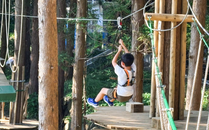 家族みんなで楽しめるコース！ キャノピーコース チケット (1名様) / 自然 アウトドア アクティビティ 体験 / 大村市 / フォレストアドベンチャー [ACCH003]