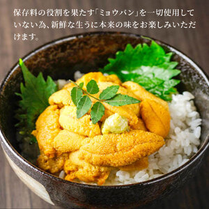 fn-26-017 ＜入荷次第順次発送 5月中旬頃～7月頃 期間限定商品＞ 岩手県産 生うに （150g×2本） 永野商店