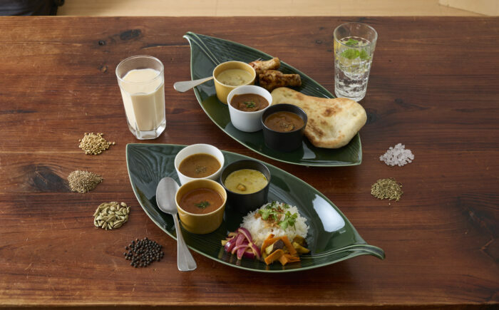 
            【美濃焼】 miyama. カレー うつわ 葉っぱ カレー皿 4点セット 瑞浪市 / ミヤマプランニング 食器 プレート カップ [AZCM062]
          