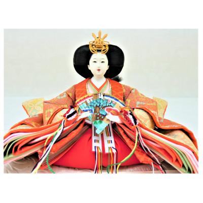ふるさと納税 小野市 雛人形　京十番親王「有職花丸華紋」　　　オリジナル金襴敷　No.10-908 |  | 03