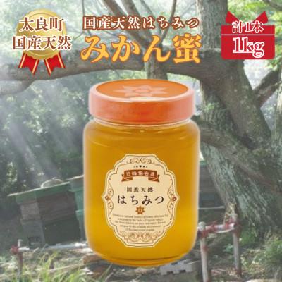 ふるさと納税 太良町 太良町産はちみつ『みかん蜜』1kg(太良町)【O65x1】