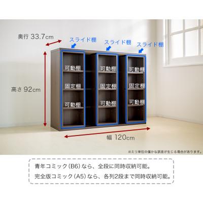 ふるさと納税 海南市 スライド本棚 トリプル ホワイトオーク aku100274003 |  | 01