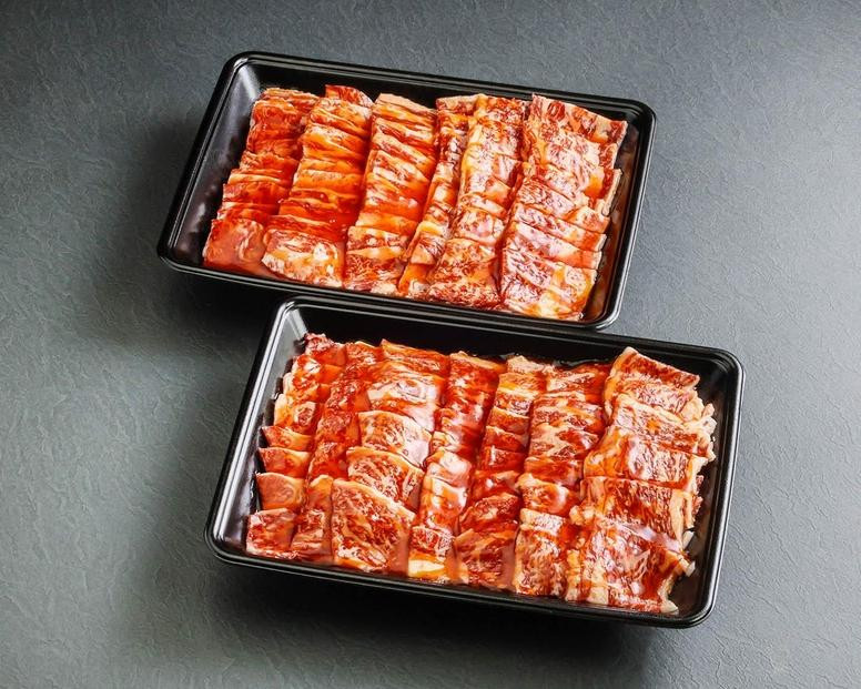 
            博多和牛　霜降りカルビたれ漬け　全12回定期便　約600g×12回
          